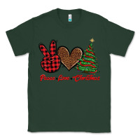 Sports Green peace love christmas Classic Tee - BarkalooDesign