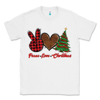 White peace love christmas Classic Tee - BarkalooDesign