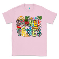 Bubblegum Pink Summer Vibes Classic Tee - CowhideDigitalArt