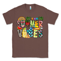 Chestnut Summer Vibes Classic Tee - CowhideDigitalArt