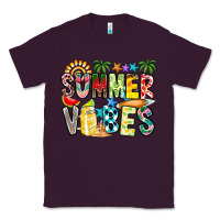 Plum Summer Vibes Classic Tee - CowhideDigitalArt