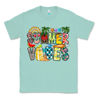 Seafoam Summer Vibes Classic Tee - CowhideDigitalArt