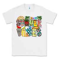 White Summer Vibes Classic Tee - CowhideDigitalArt