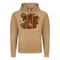Vintage Camel red angus cowhide sunflower Vintage Hoodie - JahusDesignShop