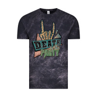 Cloud Black death of the party white Vintage Tee - JahusDesignShop