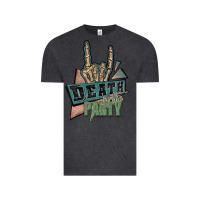 Vintage Black death of the party white Vintage Tee - JahusDesignShop