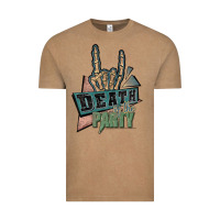 Death Of The Party White Vintage Tee | Teevron