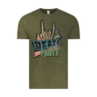 Vintage Olive death of the party white Vintage Tee - JahusDesignShop