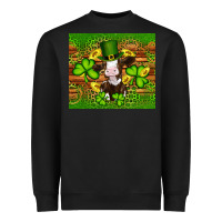 St Patricks Day Cow Heavyweight Sweatshirt | Teevron