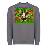 Storm st patricks day cow Heavyweight Sweatshirt - Artiststas