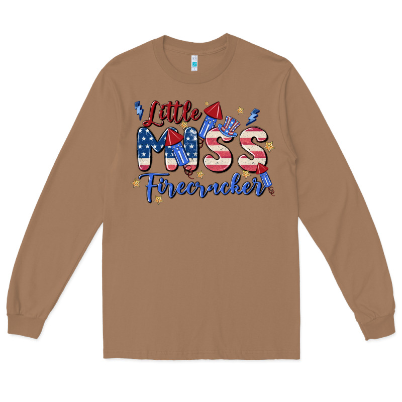 Little Miss Firecracker Long Sleeve Tee by MaliasSmallBusiness | Teevron