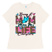 Bone being a mom makes my life complete Ladies Tee - Zillion Design Studio