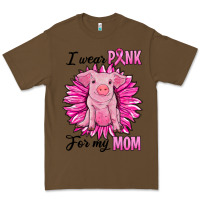 Cacao i wear pink for my mom pig Premium Tee - RanaPortraitStore
