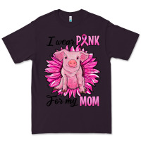Plum i wear pink for my mom pig Premium Tee - RanaPortraitStore