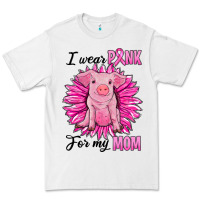 White i wear pink for my mom pig Premium Tee - RanaPortraitStore