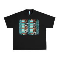 Black serape leopard cowhide  brushstroke Urban Heavy Tee - AdoDesignShop