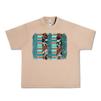 Burro serape leopard cowhide  brushstroke Urban Heavy Tee - AdoDesignShop