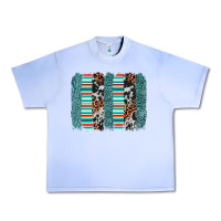 Grape Ice serape leopard cowhide  brushstroke Urban Heavy Tee - AdoDesignShop