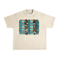 Sandshell serape leopard cowhide  brushstroke Urban Heavy Tee - AdoDesignShop
