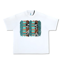 White serape leopard cowhide  brushstroke Urban Heavy Tee - AdoDesignShop