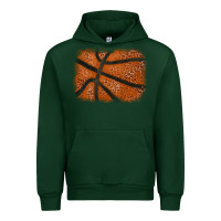 Foreset Green Basketball leopard glitter background Urban Hoodie - HowdyJamesFarm
