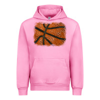 Fuchsia Pink Basketball leopard glitter background Urban Hoodie - HowdyJamesFarm