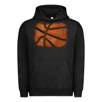 Pigment Black Basketball leopard glitter background Urban Hoodie - HowdyJamesFarm