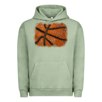 Pigment Oil Green Basketball leopard glitter background Urban Hoodie - HowdyJamesFarm