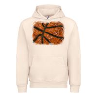 Sandshell Basketball leopard glitter background Urban Hoodie - HowdyJamesFarm
