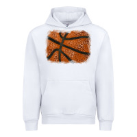 White Basketball leopard glitter background Urban Hoodie - HowdyJamesFarm