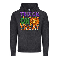 Vintage Black Thick Or Treat Vintage Hoodie - Artiststas