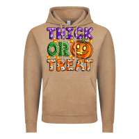 Vintage Coffee Thick Or Treat Vintage Hoodie - Artiststas