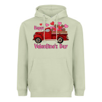 Matcha happy valentine's day truck hearts Heavyweight Hoodie - RanaPortraitStore