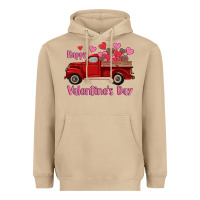 Mushroom happy valentine's day truck hearts Heavyweight Hoodie - RanaPortraitStore