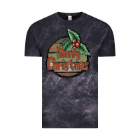 Cloud Black Merry Christmas Vintage Tee - JahusDesignShop