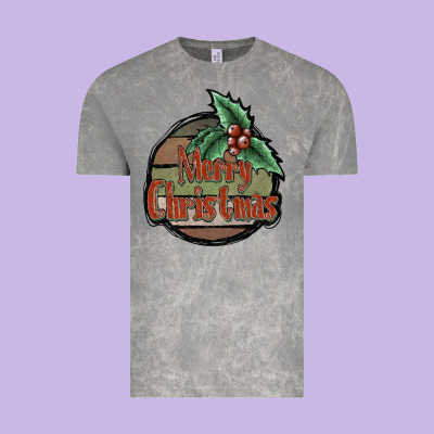 Merry Christmas Vintage Tee Designed By Jahusdesignshop