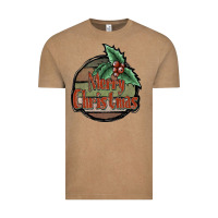 Vintage Coffee Merry Christmas Vintage Tee - JahusDesignShop