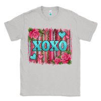 Moon Dust xoxo valentines day leopard glitter brushstroke Classic Tee - Jasminsmagicworld