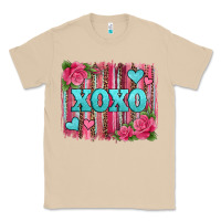 Mushroom xoxo valentines day leopard glitter brushstroke Classic Tee - Jasminsmagicworld