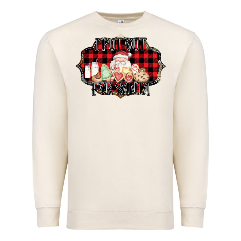 I Put Out For Santa Premium Sweatshirt by Bettercallsaul | Teevron