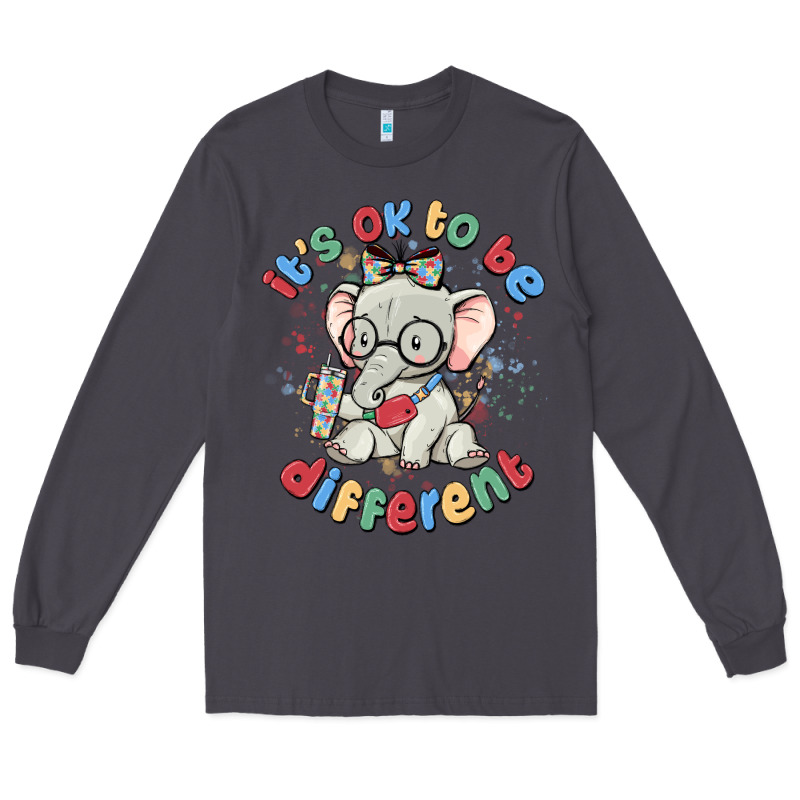It's Ok To Be Different Long Sleeve Tee by MaliasSmallBusiness | Teevron