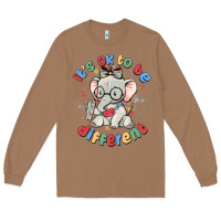 Toasted Coconut it's ok to be different Long Sleeve Tee - MaliasSmallBusiness
