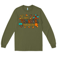 Army Green one thankful nana Long Sleeve Tee - JahusDesignShop