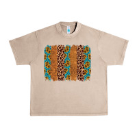 French Oak leopard gemstone brushstroke Urban Heavy Tee - AdoDesignShop