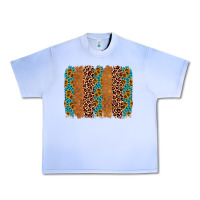 Grape Ice leopard gemstone brushstroke Urban Heavy Tee - AdoDesignShop