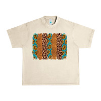 Sandshell leopard gemstone brushstroke Urban Heavy Tee - AdoDesignShop