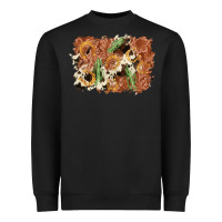 Black horseshoe cowhide cactus background Heavyweight Sweatshirt - AdoDesignShop