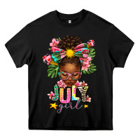 Black july girl afro woman summer Heavy Core Tee - texasbilliewilder