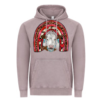 Vintage Zinc valentines simmental  rainbow Vintage Hoodie - JahusDesignShop
