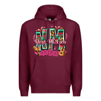 Burgundy New Mexico Premium Hoodie - texasbilliewilder